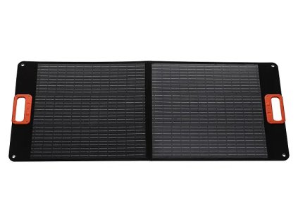 Technaxx TX-206 solárny panel / 100 W / 128 × 53,5 × 3 cm / čierna, oranžová
