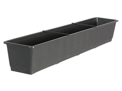 Balkónový box Geli Standard / 98,5 cm / plast / 18,7 l / antracit