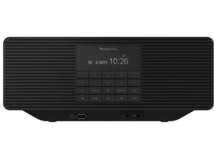 DAB+/CD rádioprijímač Panasonic RX-D70BTEG-K / 2+2 W RMS / Bluetooth 4.2 / čierny