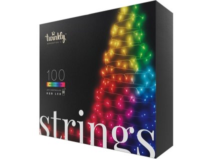 LED reťaz Twinkly TWS100STP-BEU / 8 m / 100 ks / Wi-Fi / Bluetooth / viacfarebná