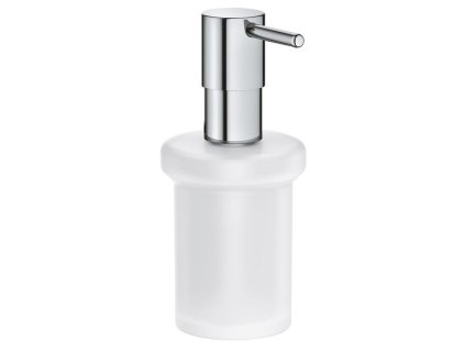 Dávkovač tekutého mydla Grohe Essentials / 160 ml / sklo/kov