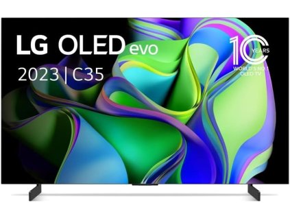 Smart televize LG OLED42C35LA / OLED / 3840 × 2160 px / 42" (107 cm) / 4K Ultra HD / černá