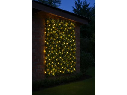Umelý živý plot/umelý živý plot z listnatých stromov s osvetlením BestBerg / 2 x 1 m / 100 LED diód