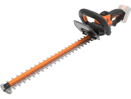 Aku nůžky na živý plot Worx WG264E.9 / BEZ AKUMULÁTORU A NABÍJEČKY / 2200 kmitů/min. / délka střihu 52 cm / černá/oranžová