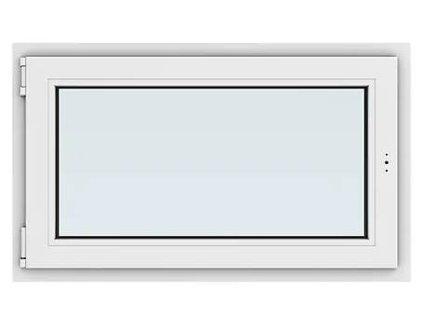 Okno Solid Elements New Basic / 100 x 60 cm / ľavé / plastové / biele (Varianta ivi1)