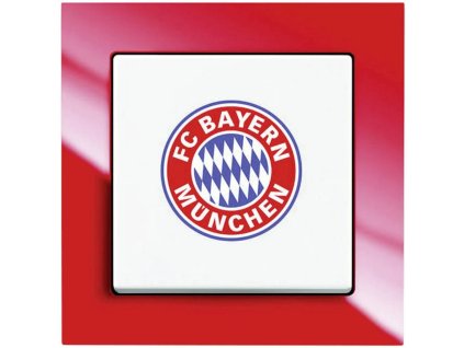 Podsieťový prepínač Busch-Jaeger 2000/6 UJ/03 / kompletná sada / FC Bayern München