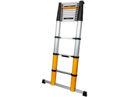 Teleskopický rebrík Batavia / 515 cm / nosnosť 150 kg / hliník / strieborná/oranžová