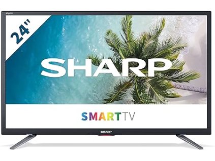 Smart televize SHARP 24BC1E / LED / 1366 x 768 px / 24" (61 cm) / HD Ready / černá