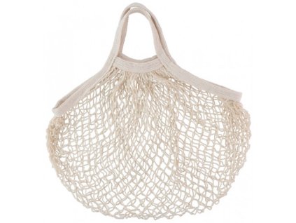 Nákupná sieťovaná taška / 100% bavlna / 39 x 39 cm / béžová