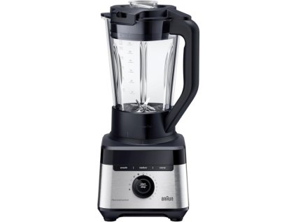 Stolný mixér Braun PowerBlend 7 JB7551BK / 1400 W / až 30000 otáčok za minútu / 10 rýchlostí / čierna/strieborná