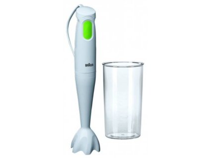 Braun MultiQuick 1 MQ 100 Tyčový mixér na polievku / 450 W / biely/zelený