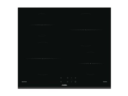 Indukčná varná doska Mora VDI 61 FF / 4 varné zóny / 400 V / 9 úrovní / čierna