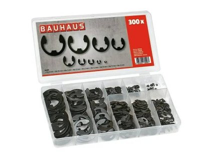 Jisticí kroužek / 300 ks / kov / černá