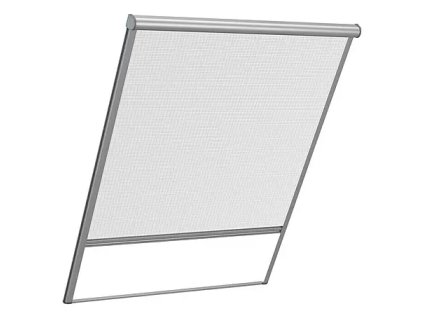Síť proti hmyzu Solid Elements Zia na střešní okna / 78 x 160 cm / stříbrná/černá