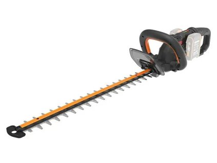 Akumulátorové nožnice na živý plot Worx Nitro WG286E.9 / dĺžka strihu 58 cm / hrúbka strihu 27 mm / čierna / oranžová