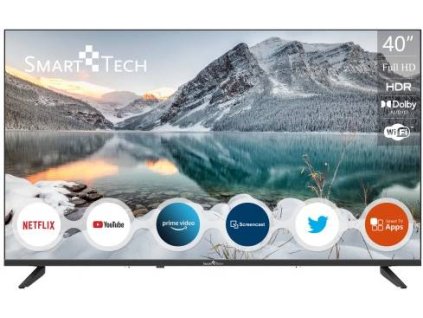 Smart TV Smart Tech 40FL10V1 / DLED / 1920 x 1080 px / 40" (101 cm) / Full HD / čierna