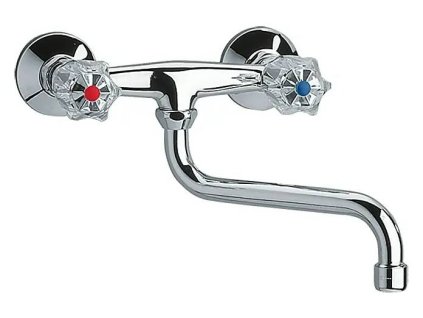 Nástěnná dvoupáková baterie Mixomat Brillant / rozteč 150 mm / leský chrom