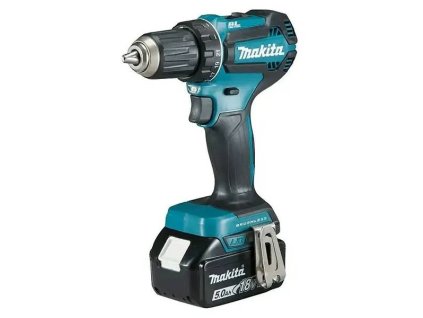 Akumulátorová vŕtačka Makita DDF485RTJ / 18 V / 1900 ot. / 2 rýchlosti / tyrkysová/čierna