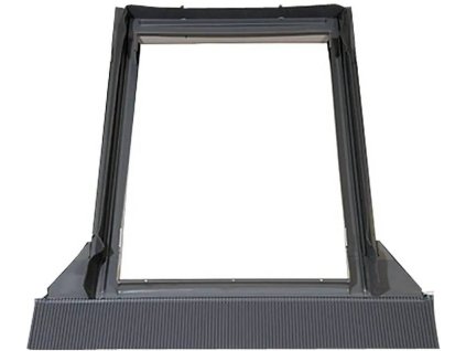 Obloženie strešného okna Solid Elements / 55 x 78 cm / kov / čierna