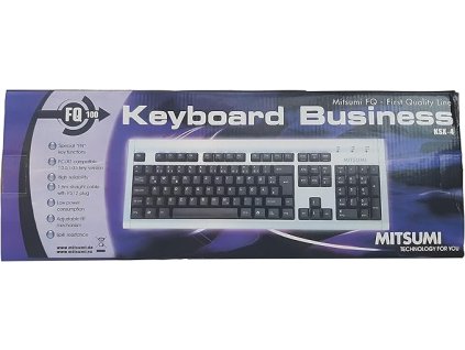 Klávesnice Mitsumi FQ 100 KSX-4 / IT / bílá