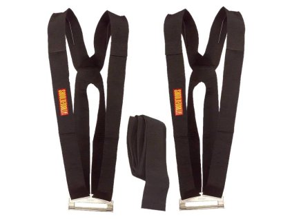 Stěhovací popruh ShoulderDolly / nosnost 370 kg / černá