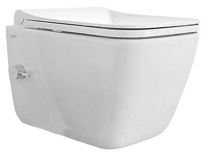 Závesné WC s bidetom Temtasi Lavita / keramika / biela