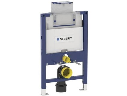 Předstěnový WC modul Geberit Duofix Omega (111.003.00.2) / montáž do sádrokartonu / pro závěsné toalety do 62 cm / modrá / bílá