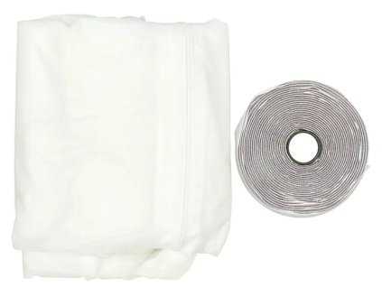 Tesnenie dverí pre klimatizácie Proklima / 90 cm / polyester / biela