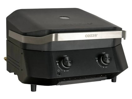 Plynový gril Cozze Plancha G-500 / výkon 5 kW / ocel / černá