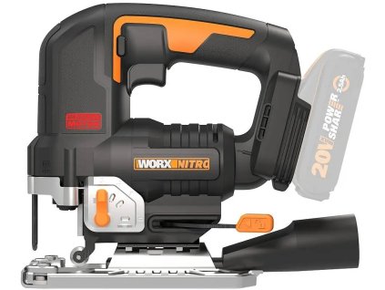 Worx akumulátorová okružná píla WX542.9 / 20 V / čierna, oranžová