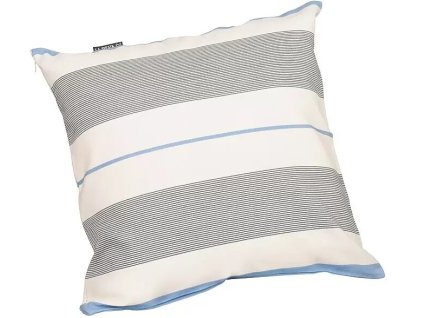 Obliečka na vankúš La Siesta Amante Sea Salt / 50 x 50 cm / biela/sivá/modrá
