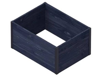 Zvýšené lôžko Upyard I-Box / 80 x 60 x 40 cm / 170 l / čierna