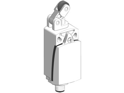 Polohový spínač Schneider Electric XCKD2121M12 / 240 V / bílá