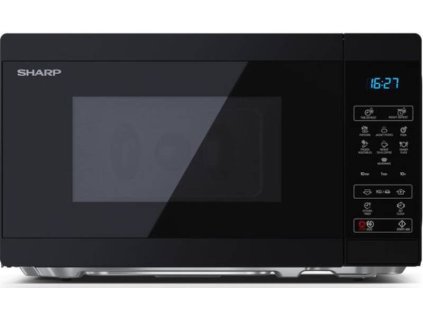 Mikrovlnná trouba Sharp YC-MS02U-B / 800 W / 20 l / Ø talíře 25,5 cm / černá