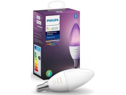 Inteligentná žiarovka Philips Hue Bluetooth / E14 / 5,4 W / biela (Varianta ivi2)
