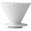 Porcelánový držiak na kávové filtre BEEM - biely