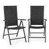 Záhradné stoličky Blumfeldt Estoril - 2 ks / čierna