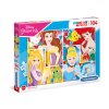 Vysoko kvalitné puzzle Clementoni Supercolor Princesses / 104 dielikov
