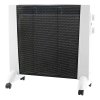 Závesný konvektor s termostatom / 1200 W / 3 stupne ohrevu / do 12 m2 / biela/čierna