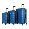 Cestovný kufor / sada 3 pevných kufrov Royalty Line RL-LTS18705 / objem 36, 67, 98 l / ABS / modrá