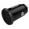 Adaptér do auta Philips DLP2510/03 / 2 výstupy USB-A / zapaľovač cigariet / čierny / POŠKODENÝ OBAL