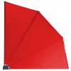Skladacia slnečná clona Kesser / 100% polyester / červená