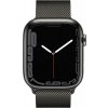 Apple Watch Series 7 / 45 mm / 32 GB / GPS + Cellular / Milánsky tachograf / Grafitová / 2. AKOSŤ