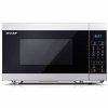 Sharp YC-MG81ES mikrovlnná rúra / 900 W / 28 l / priemer otočného taniera 31,5 cm / s grilom / 8 automatických programov / strieborná / ROZBALENÉ