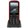 Mobilný telefón CPA Halo 18 Senior s nabíjacím stojanom (TELMY1018RE) / 2,8" (7,1 cm) / 240 x 320 px / 900 mAh / FM rádio / červená / ROZBALENÉ