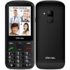 Mobilný telefón CPA Halo 18 Senior s nabíjacím stojanom TELMY1018BK / 2,8" (7,1 cm) / 240 x 320 px / 900 mAh / FM rádio / čierna / ROZBALENÉ