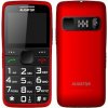 Mobilný telefón Aligator A675 Senior + stojan / 2,2" (5,6 cm) / 900 mAh / 220 × 176 px / TFT displej / Bluetooth / červená / ROZBALENÉ