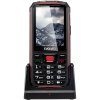 Evolveo StrongPhone Z4 (SGP-Z4-B) / IP68 / DUAL SIM / 320 × 240 px / 2,8" (7,1 cm) / IPS displej / čierna/červená / ZÁNOVNÉ