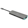 i-tec USB-C Metal Nano 4K HDMI LAN + Power Delivery / 100 W / 1x HDMI / USB-C / sivá