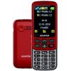 Mobilný telefón Aligator VS900 Senior + nabíjací stojan / 2,8" / Dual SIM / 240 × 320 px / červená / strieborná / ZÁNOVNÉ